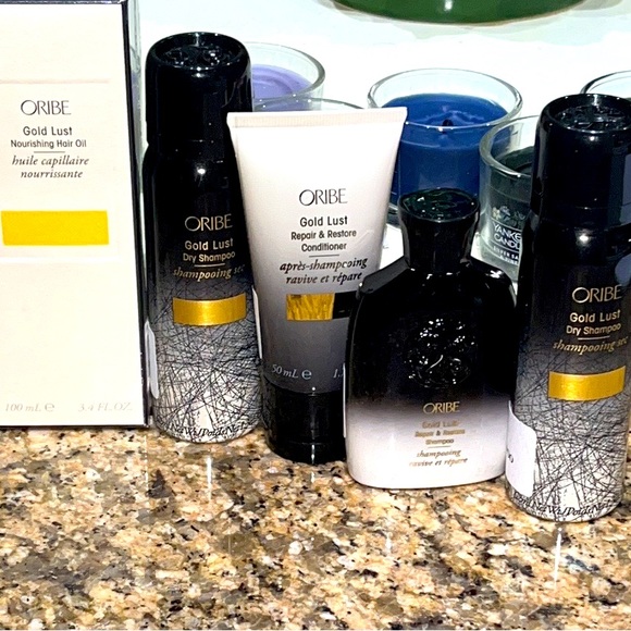 Oribe Other - Oribe GOLD LUST BUNDLE EVERYTHING From Dry Shampoo, Full-size Nourishing Oil……..